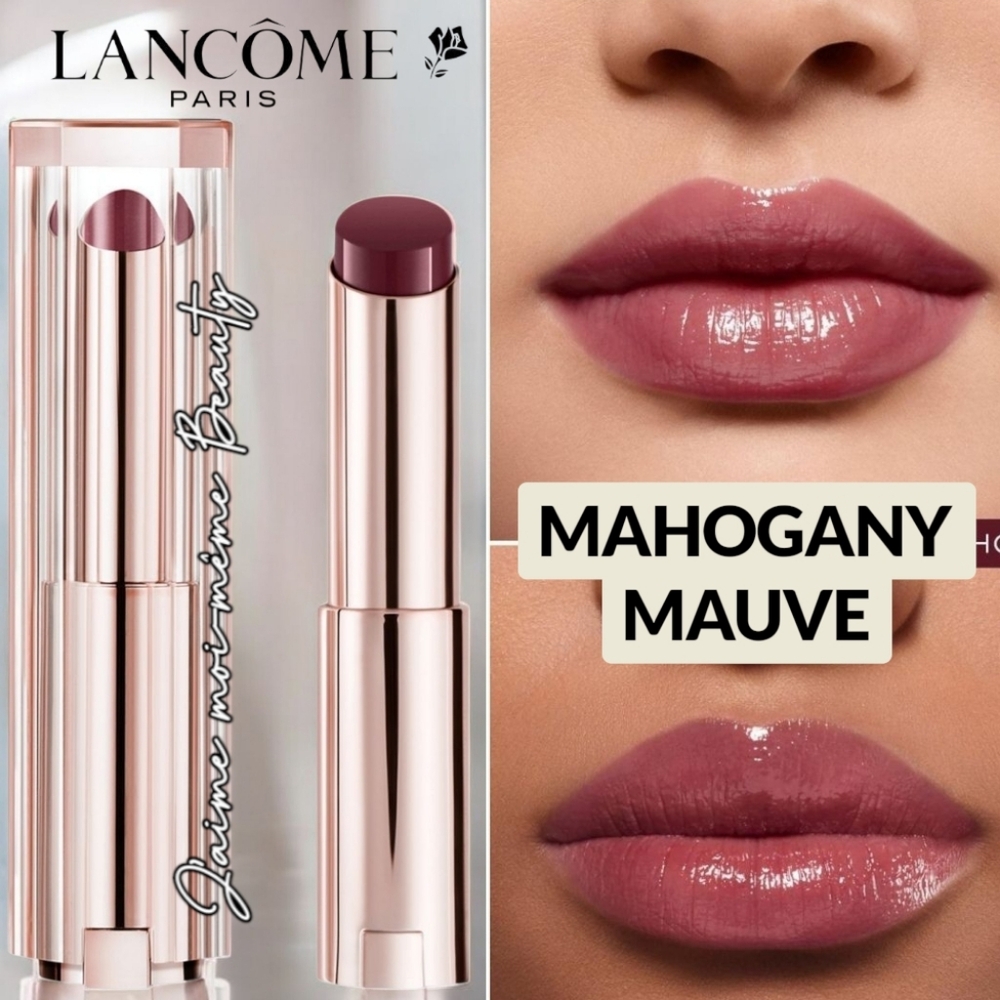 Lancome Butterglow Hydryating  Plumping Tinted Lip Balm Mahagony Mauve Cool Tone